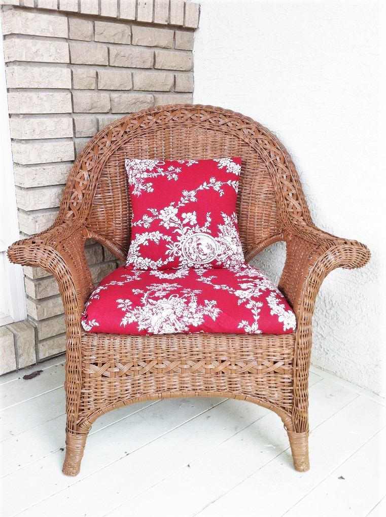 Wicker Furniture Makeover With Spray Paint Kay S Place